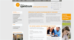 Desktop Screenshot of heilpraktiker-spektrum.de